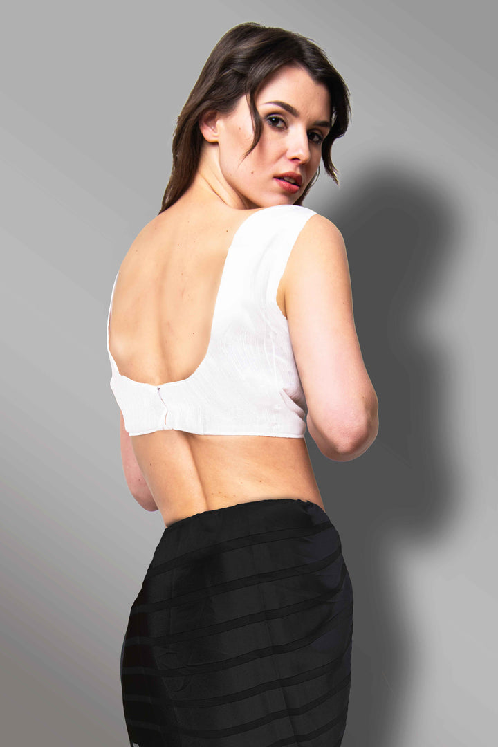 White Readymade Blouse