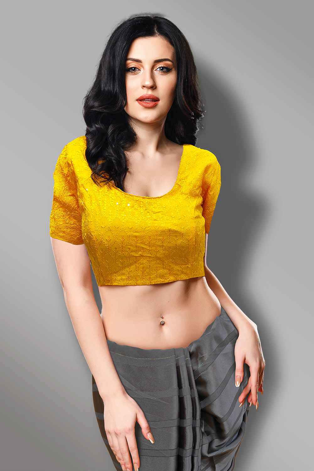 Yellow Colour Blouse