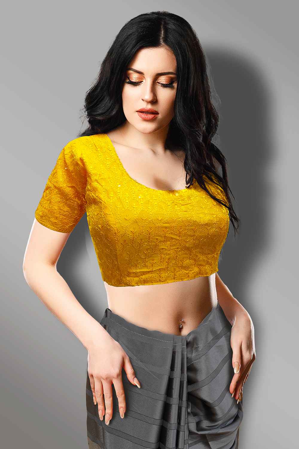 Yellow Colour Blouse