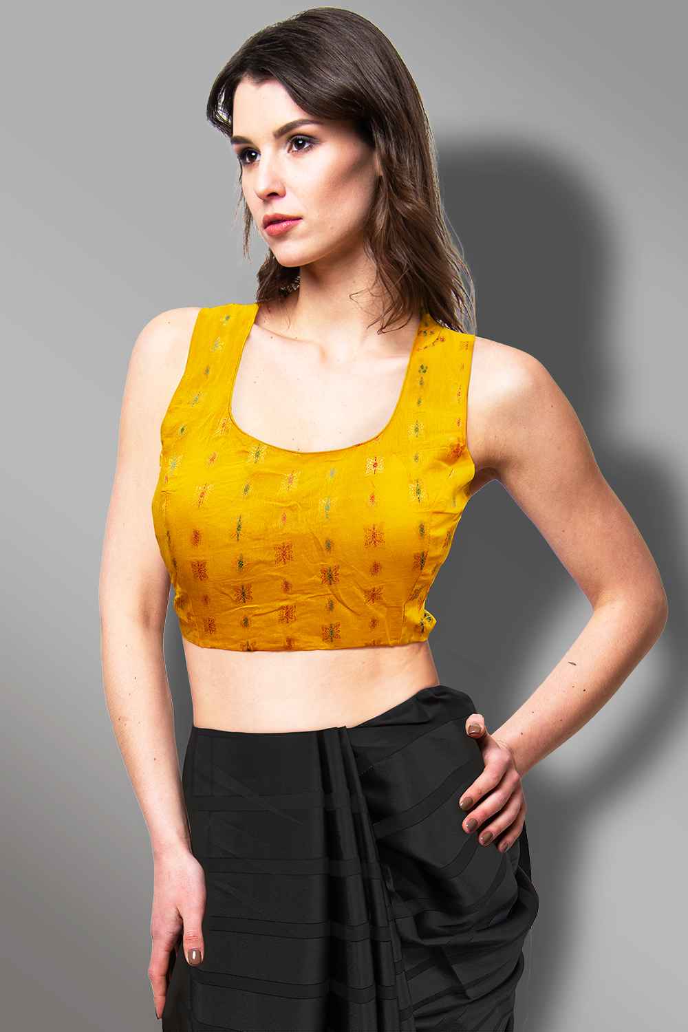 Yellow Cotton Blouse