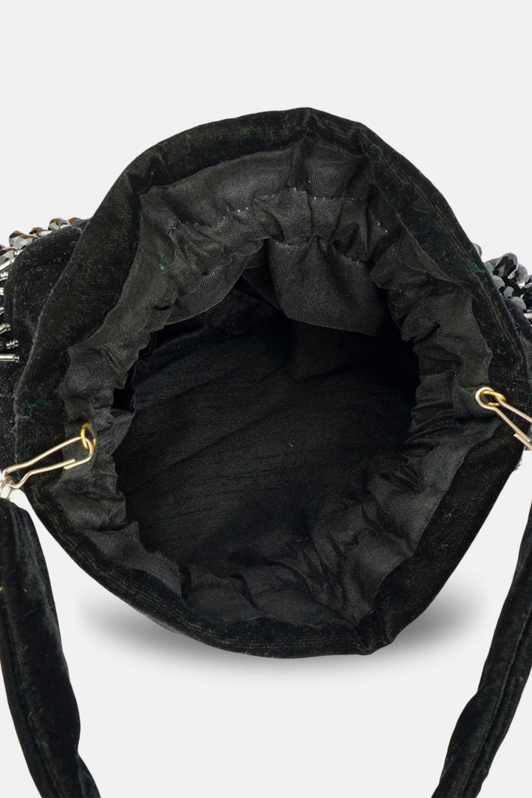 black potli bag