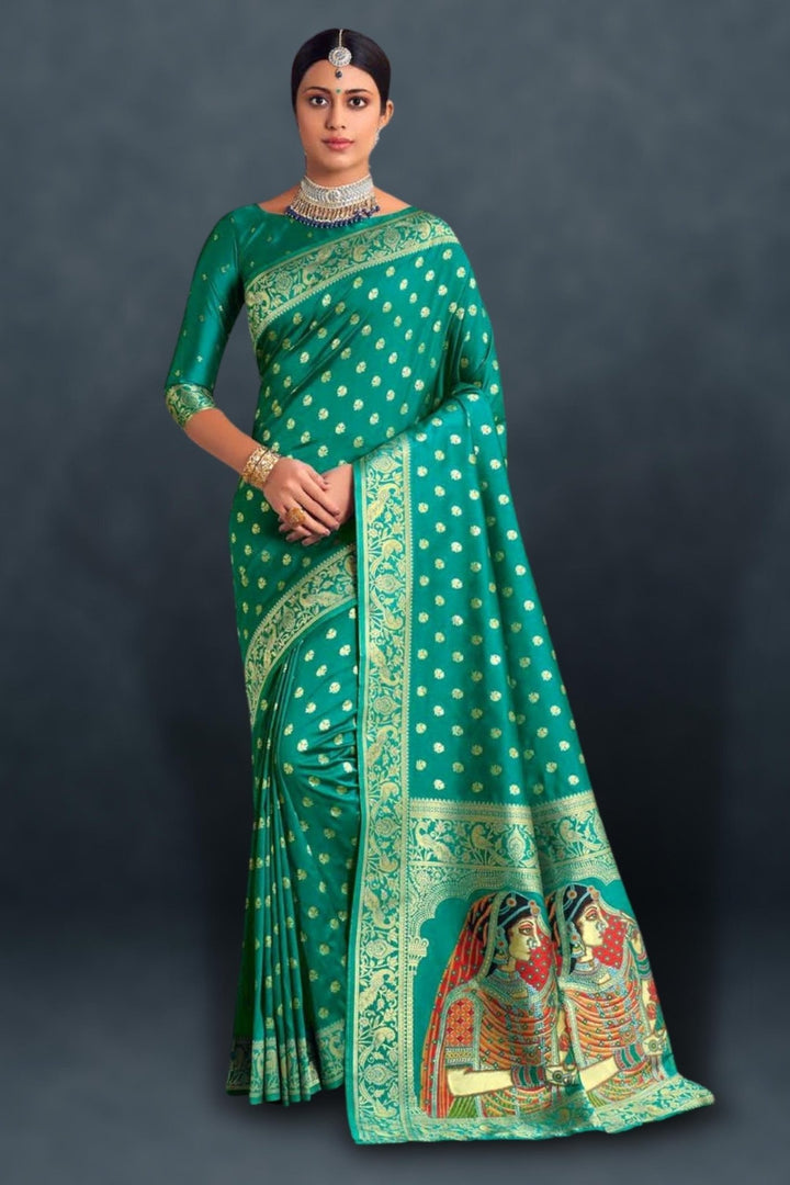 banarasi paithani saree - paithani banarasi saree