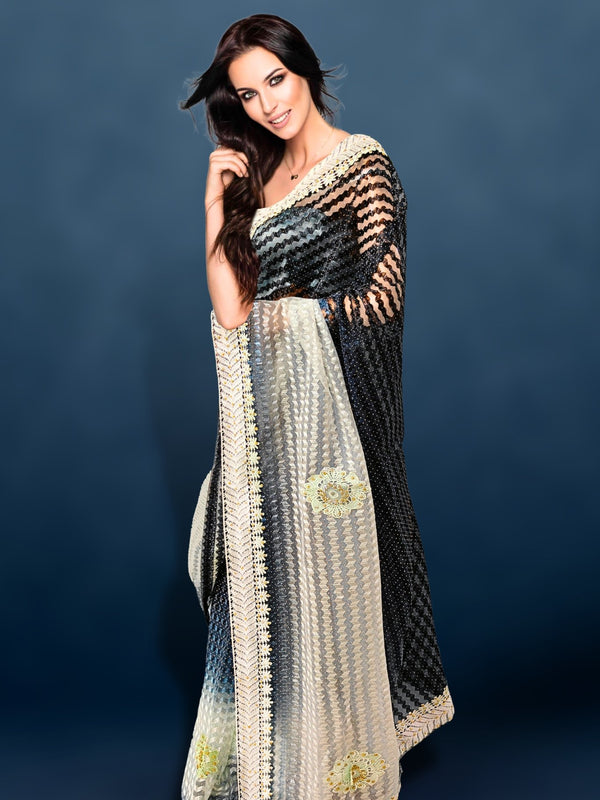 Black Stone Saree and Black Stone Sari Online Shopping