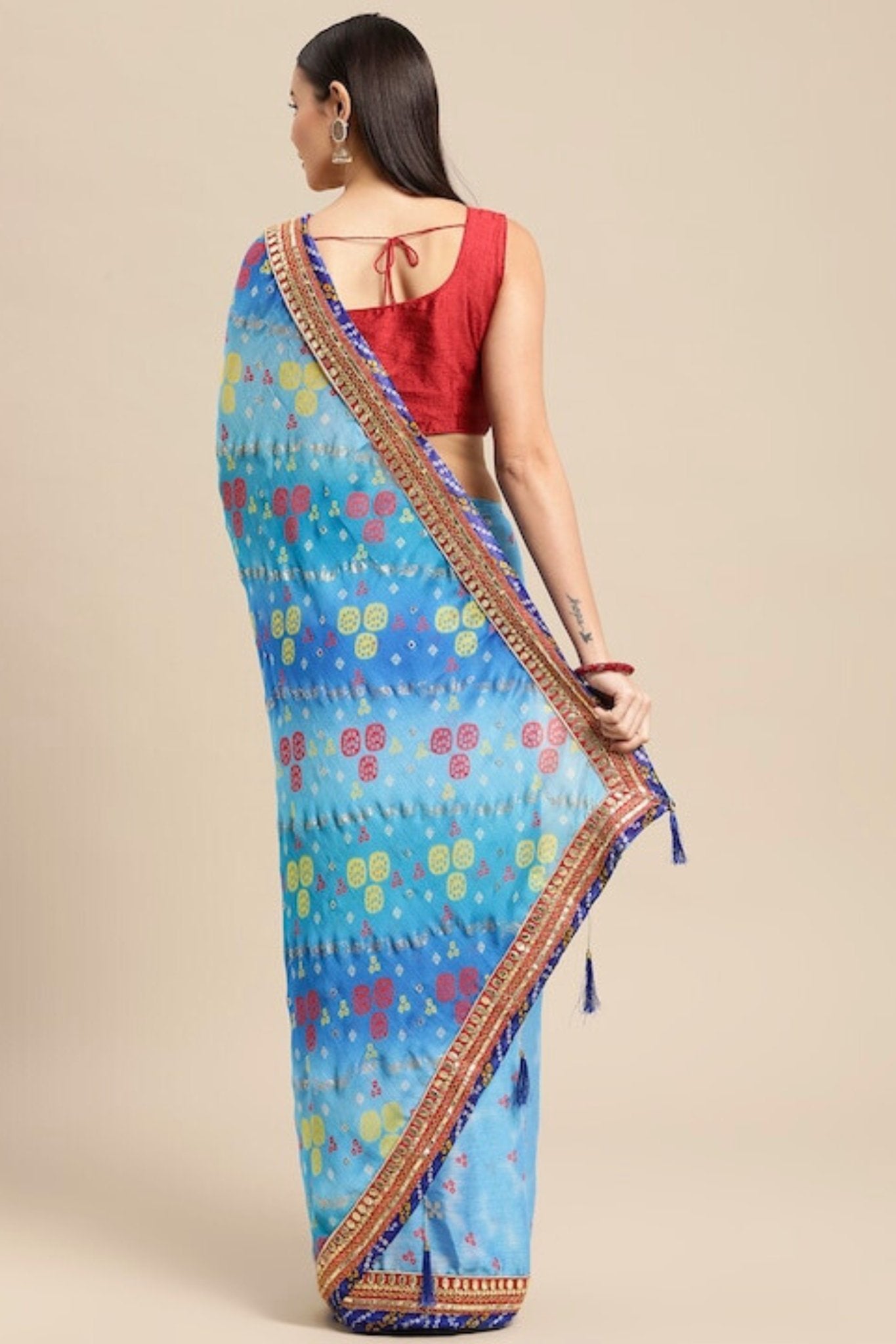 Bandhej, Lehariya & Tie n Dye sarees from Jaipur, Rajasthan | Indian bride  outfits, Saree designs, Stylish sarees