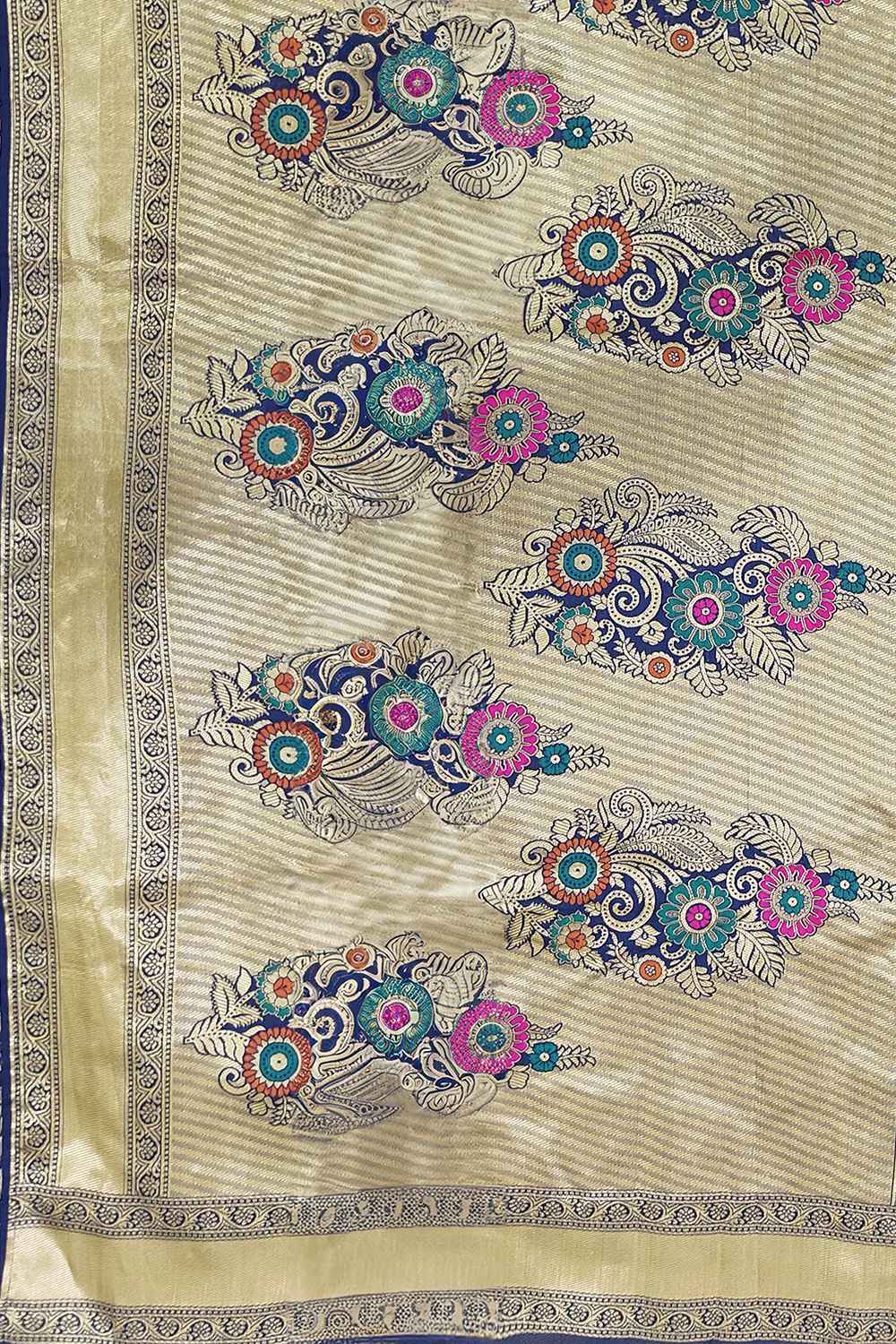 Blue Silk Saree