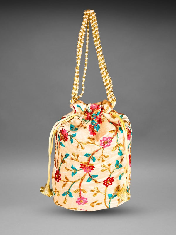 Floral Potli Bag
