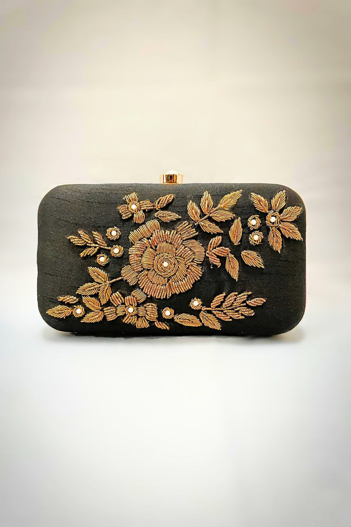 flower clutch - floral clutch - floral purse