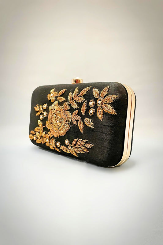 flower clutch - floral clutch - floral purse