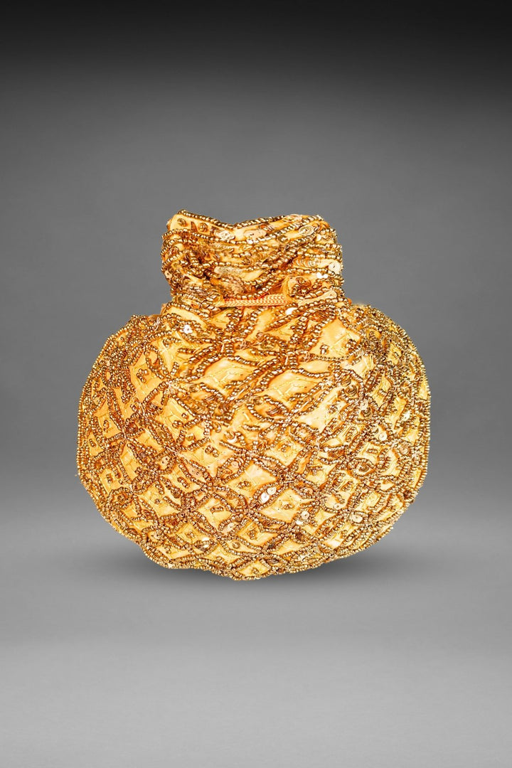 gold potli bag