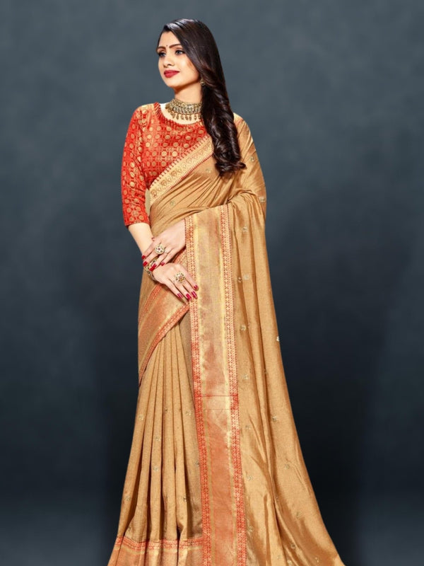 Pure Bright Mango Yellow Colour Gold Toned Beautiful Trendy Banarasi Silk  Woven Designer Saree