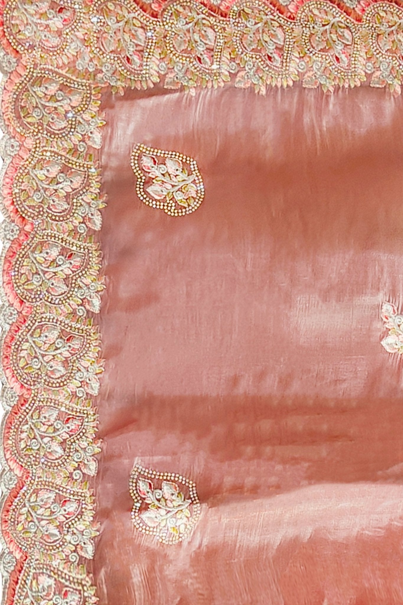 Stone work outlet wedding sarees