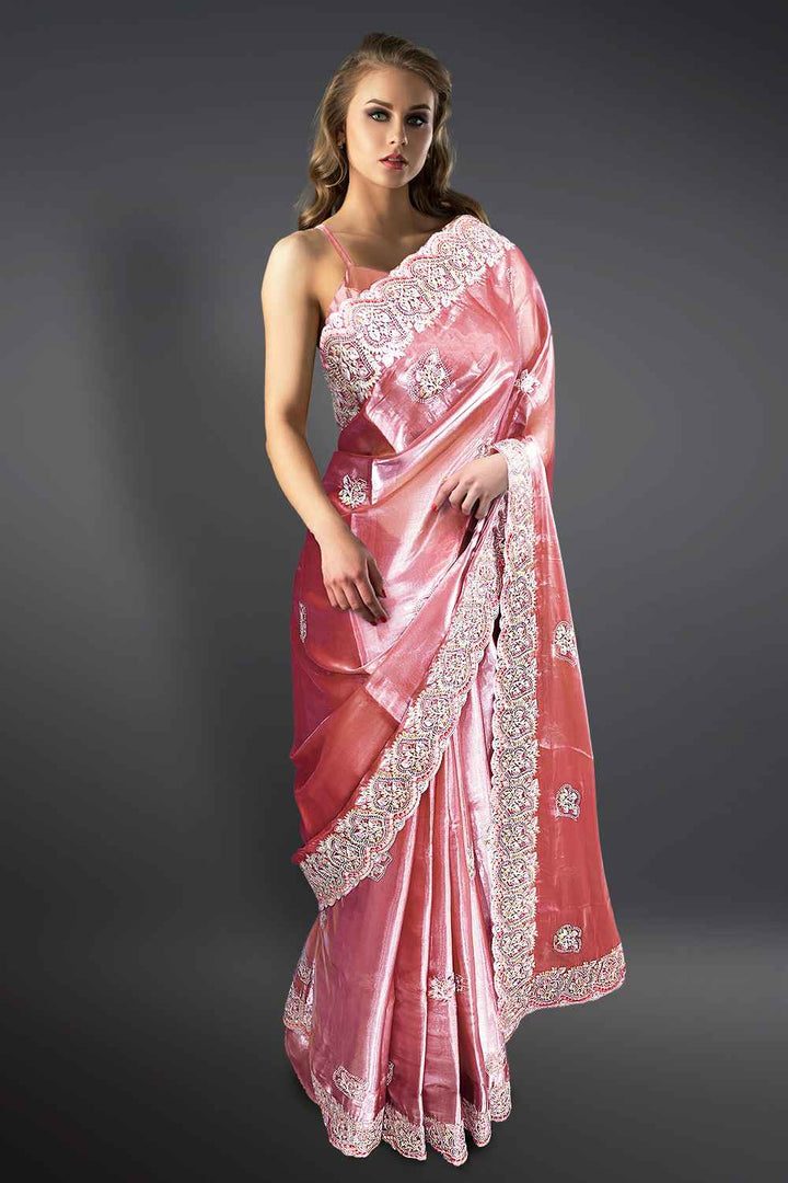 Heavy Stone Work Saree