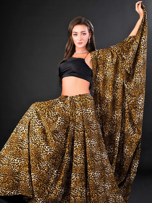 Traditional Women's And Girls Pure Waitless Tiger Print Saree with Blouse |  eBay