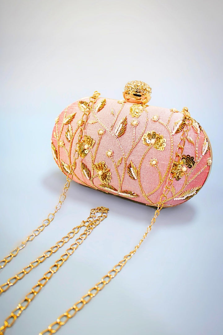 light pink purse - baby pink purse - blush pink purse