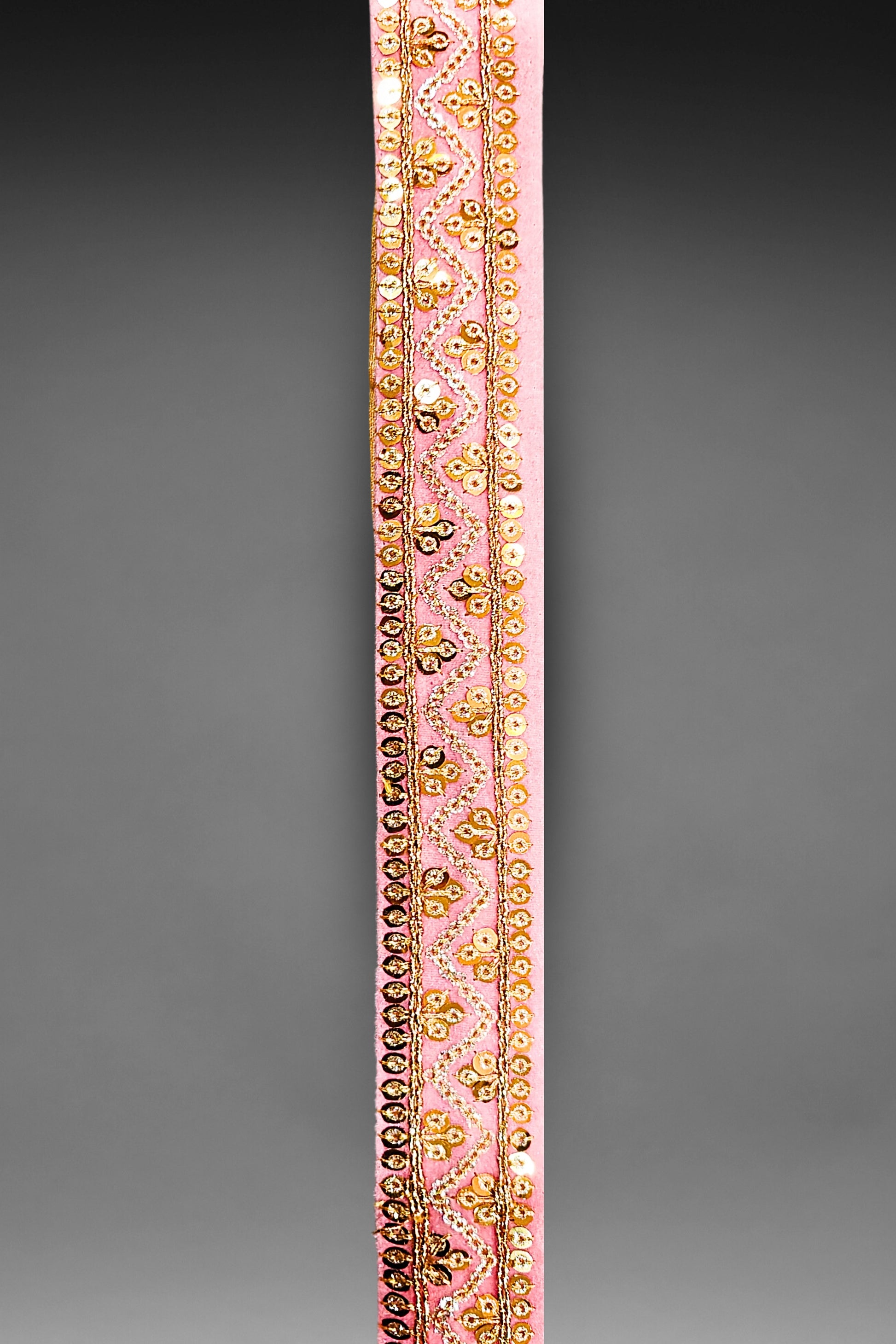 light pink saree belt