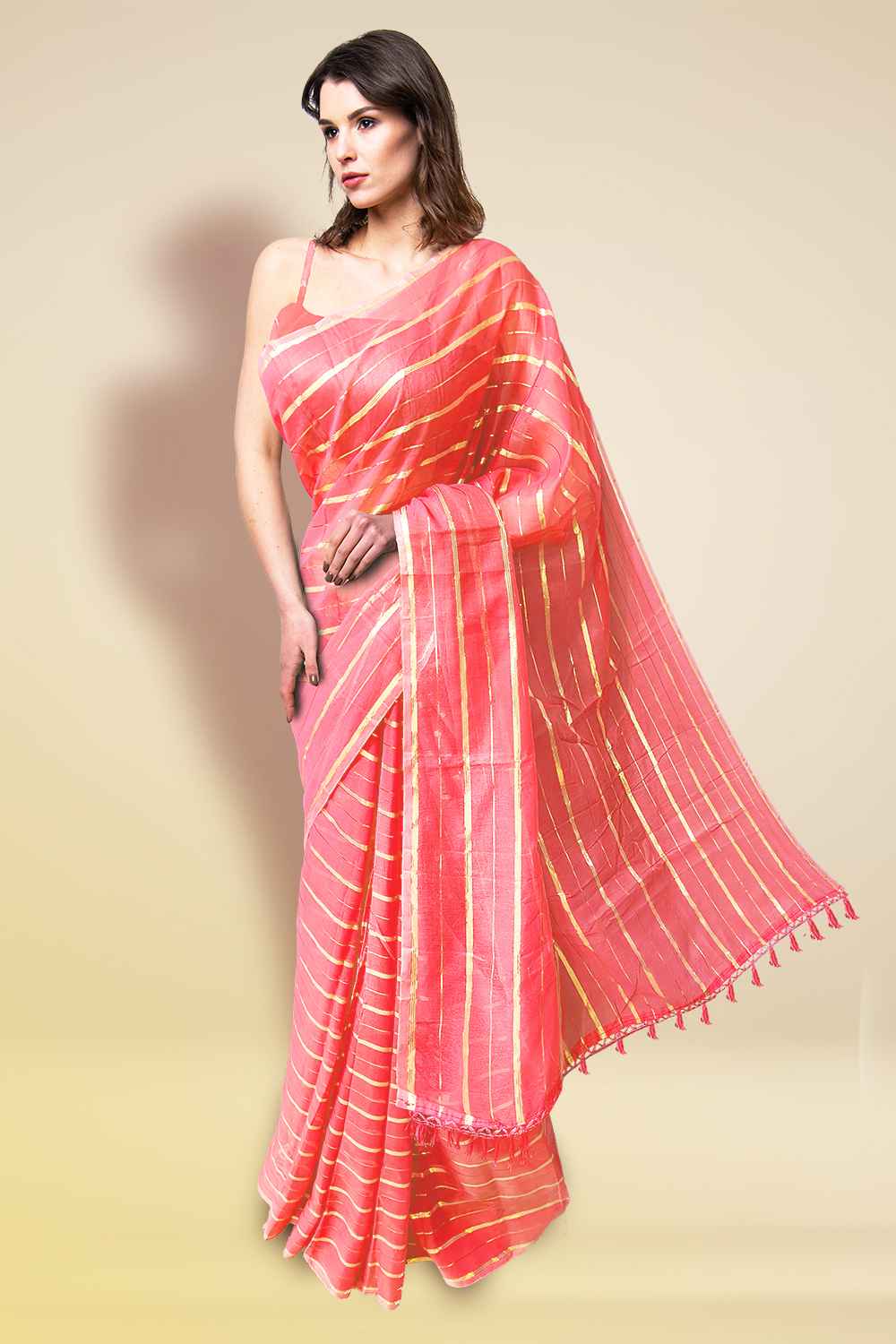 Party Wear Cotton Saree