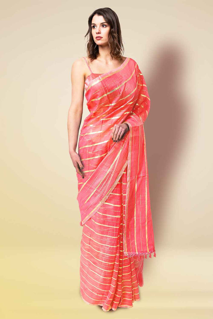 Party Wear Cotton Saree