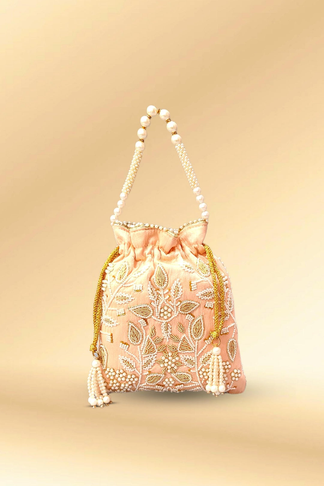 Peach Potli Bag