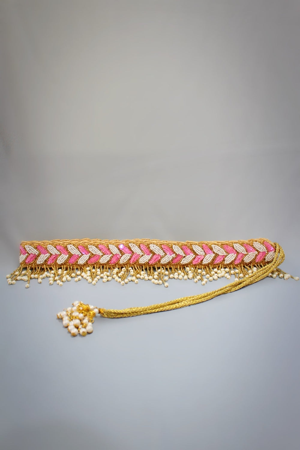 pearl waist belt for saree - pearl belt for dress -  pearl waist belt
