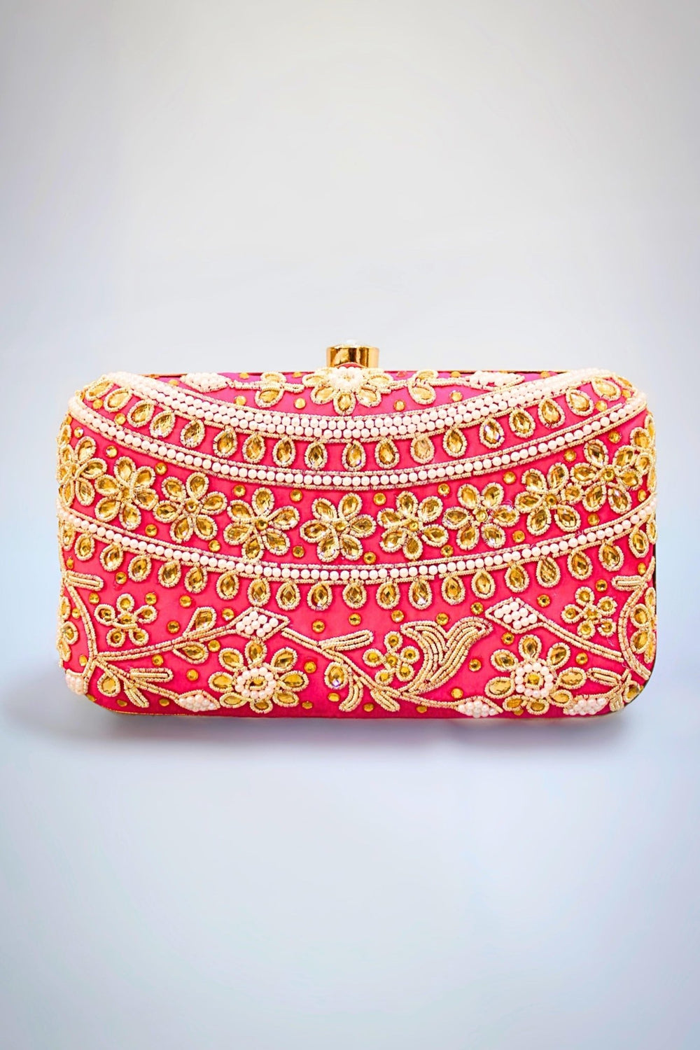 pink clutch - hot pink clutch - pink clutch purse