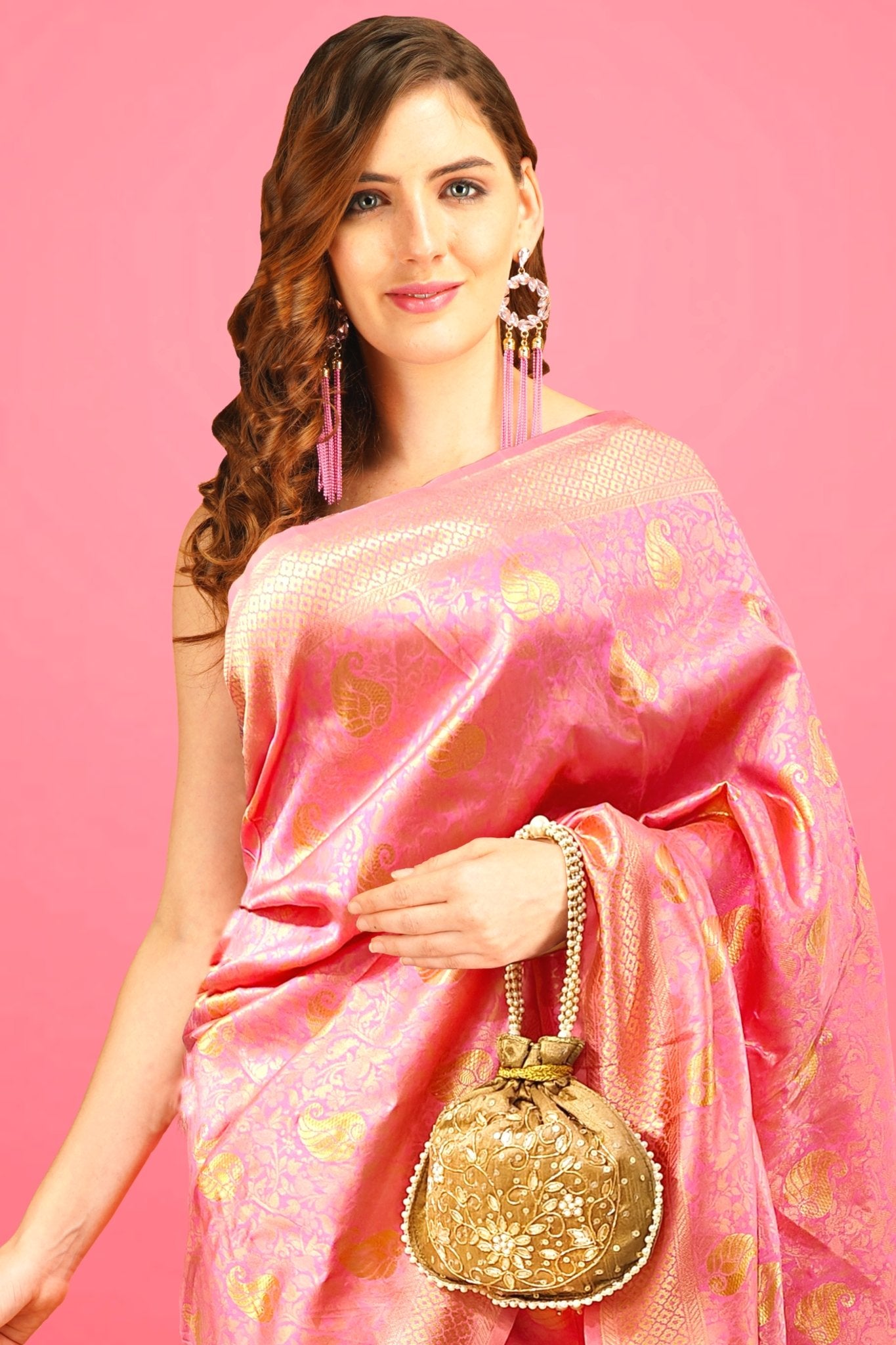 Buy Vivaha Bridal Pure Jari Jacquard Kanchipuram Silk Saree - Online The  Chennai Silks