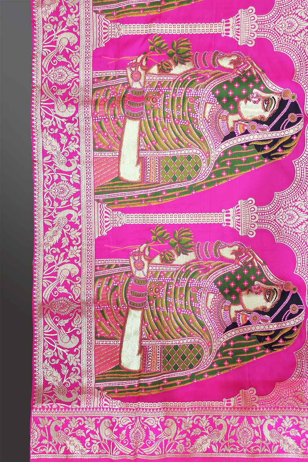 Pink Kanjivaram Saree