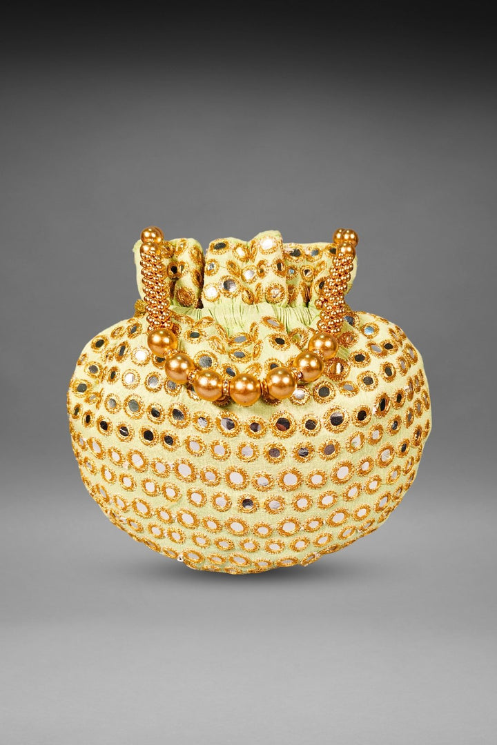 Pista Green Potli Bag