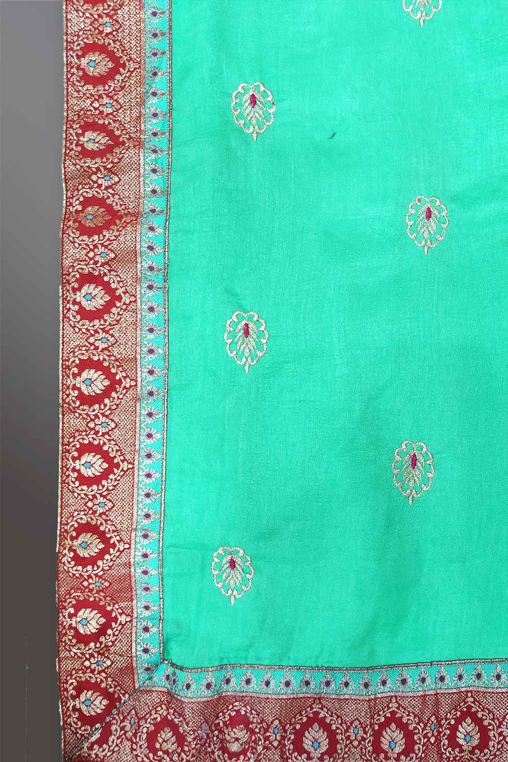 Rama Green Silk Saree