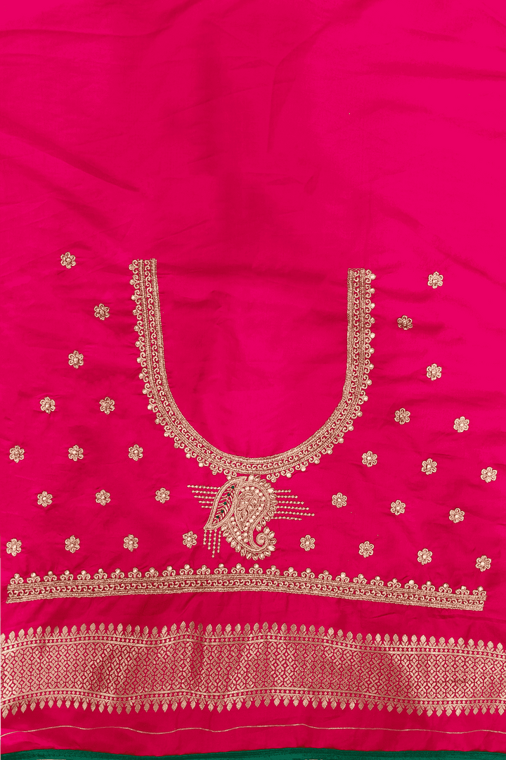 red kanchipuram saree - red kanchipuram silk saree - red kanchipuram bridal saree