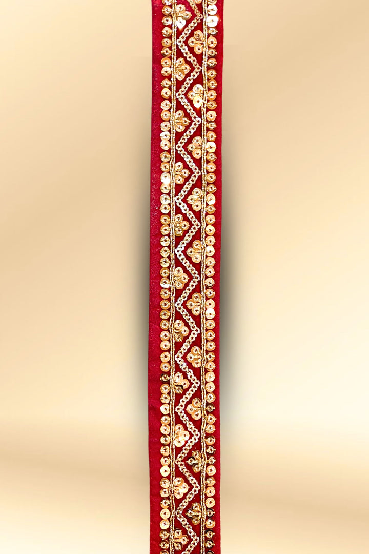 red saree belt