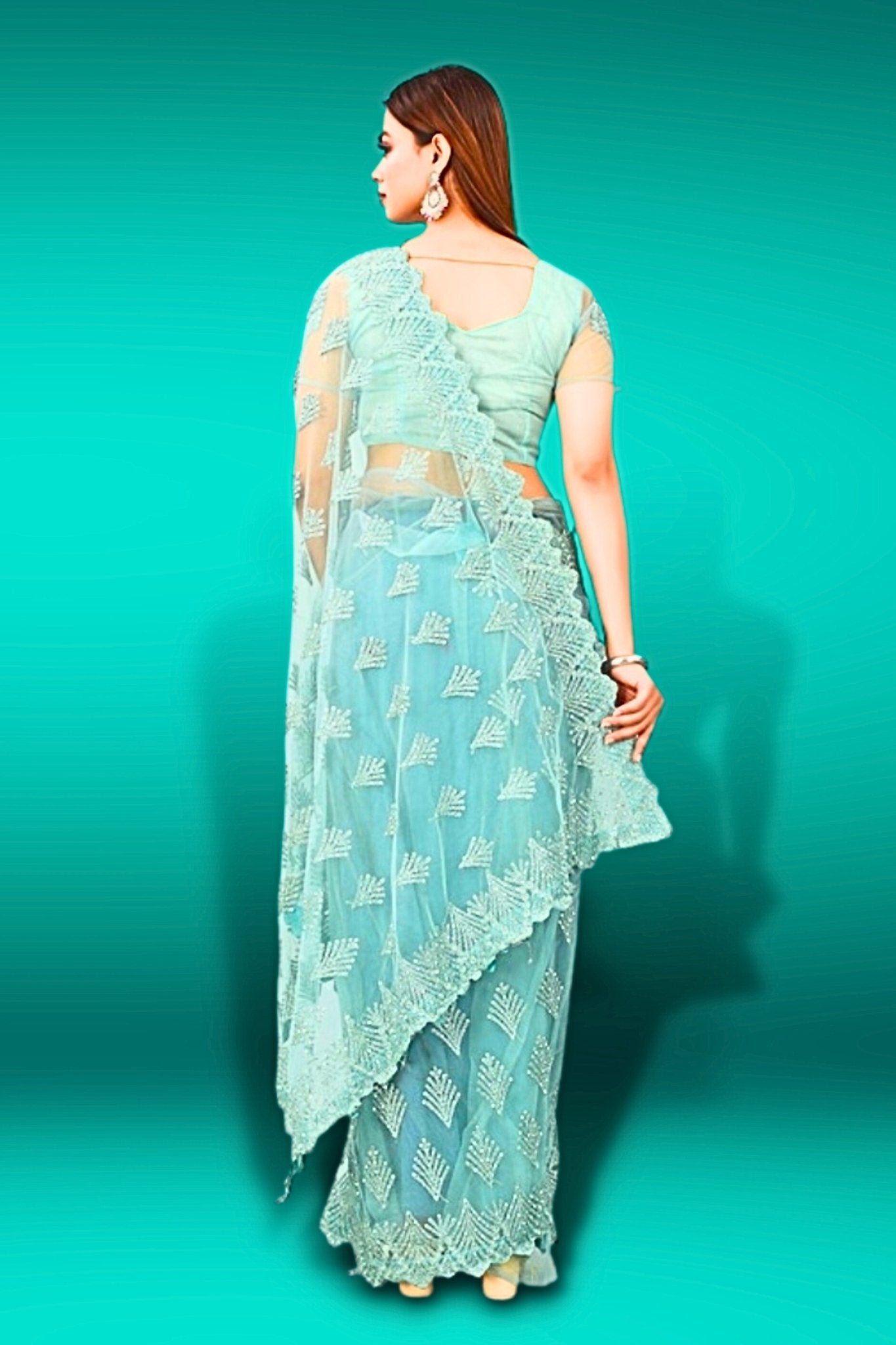 Buy THESIYA FAB Printed Kanjivaram Jacquard Light Blue Sarees Online @ Best  Price In India | Flipkart.com