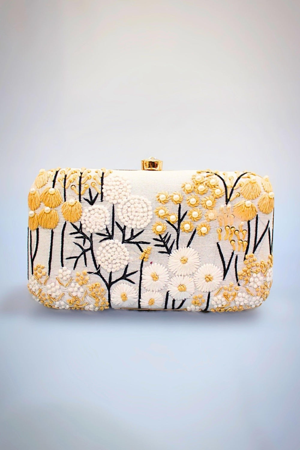white designer purse