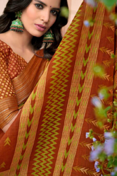 Simple-Rhyme-Lenin-Saree-Brown-Sttylme