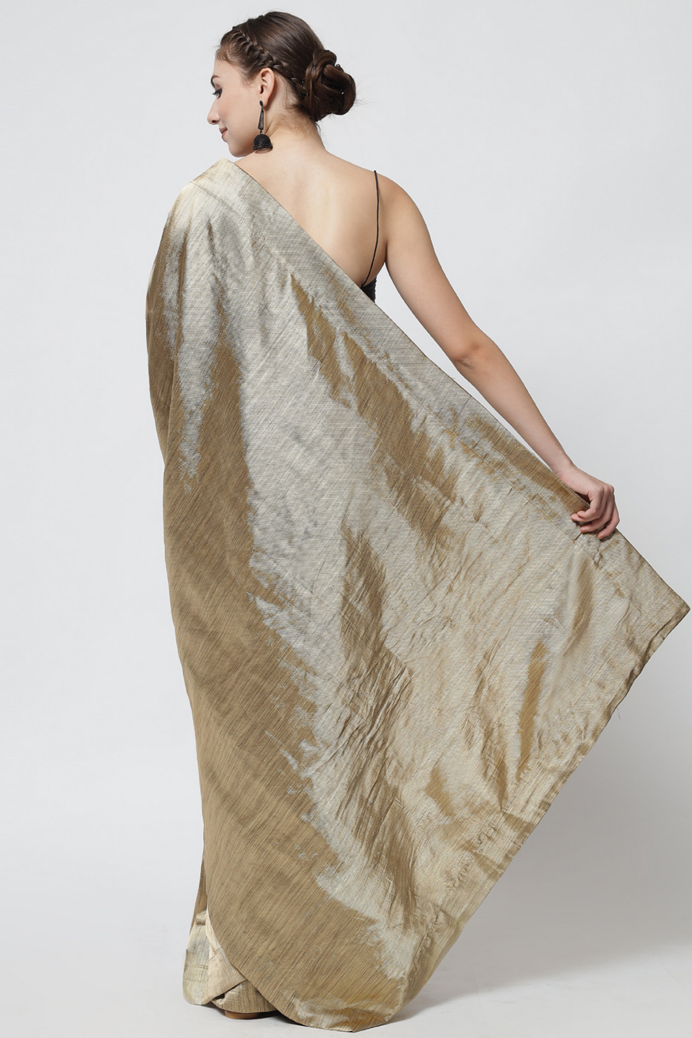 Curious Copper Saree