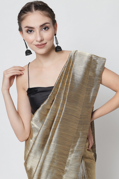 Curious Copper Saree