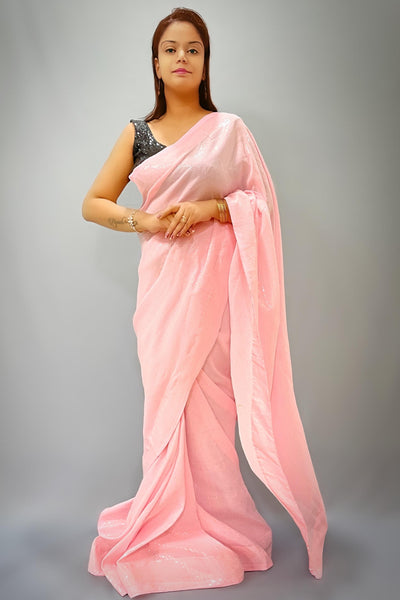 Chic Lifestyle Pink Saree