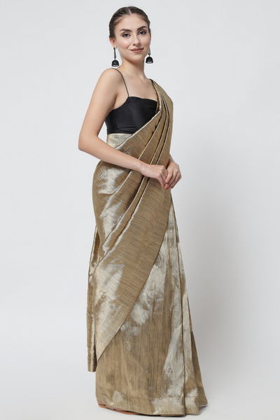 Curious Copper Saree