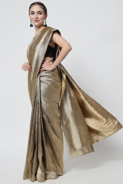 Curious Copper Saree