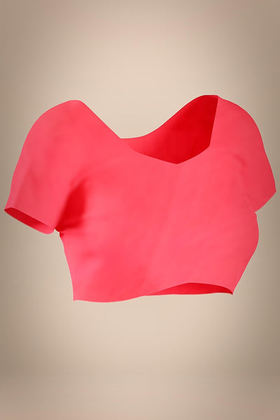 Another Life Pink Banarasi Organza Saree - Sttylme