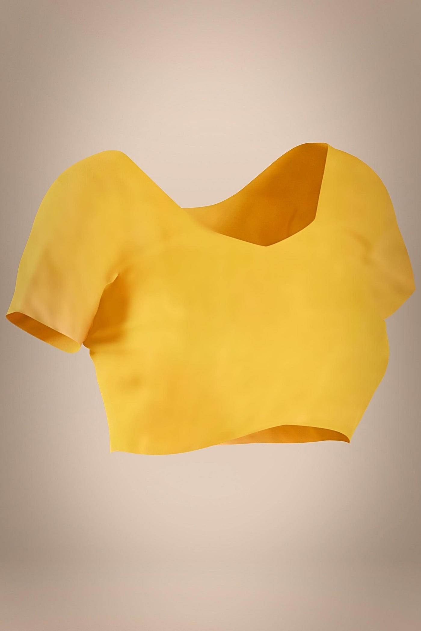 Another Life Yellow Banarasi Organza Saree - Sttylme