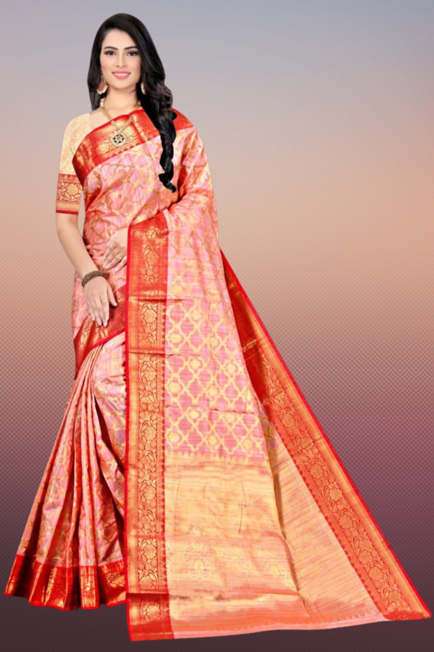 Entrancing-Cotton-Silk-Saree-Sttylme