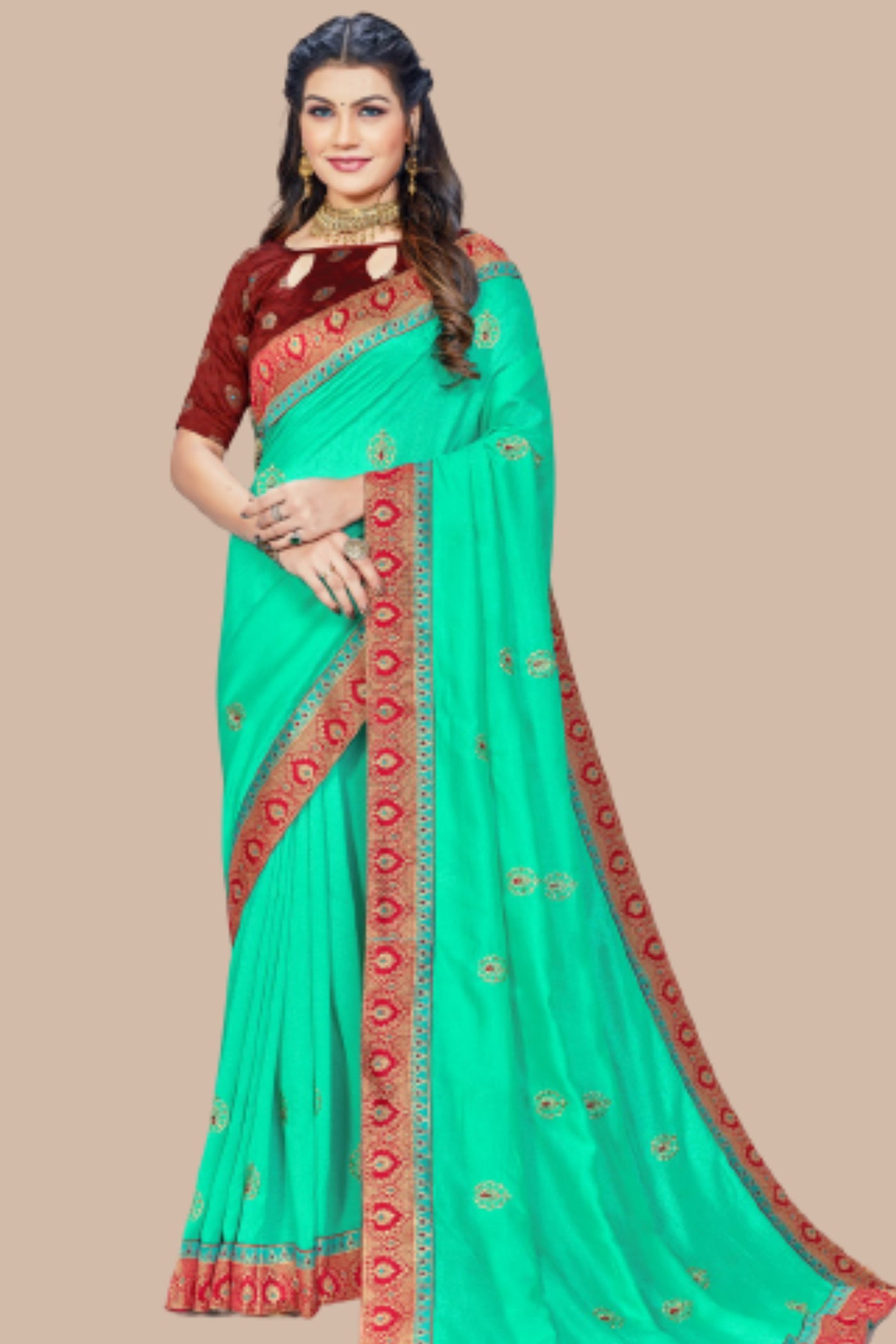 Little-Heart-Silk-Saree-Sttylme