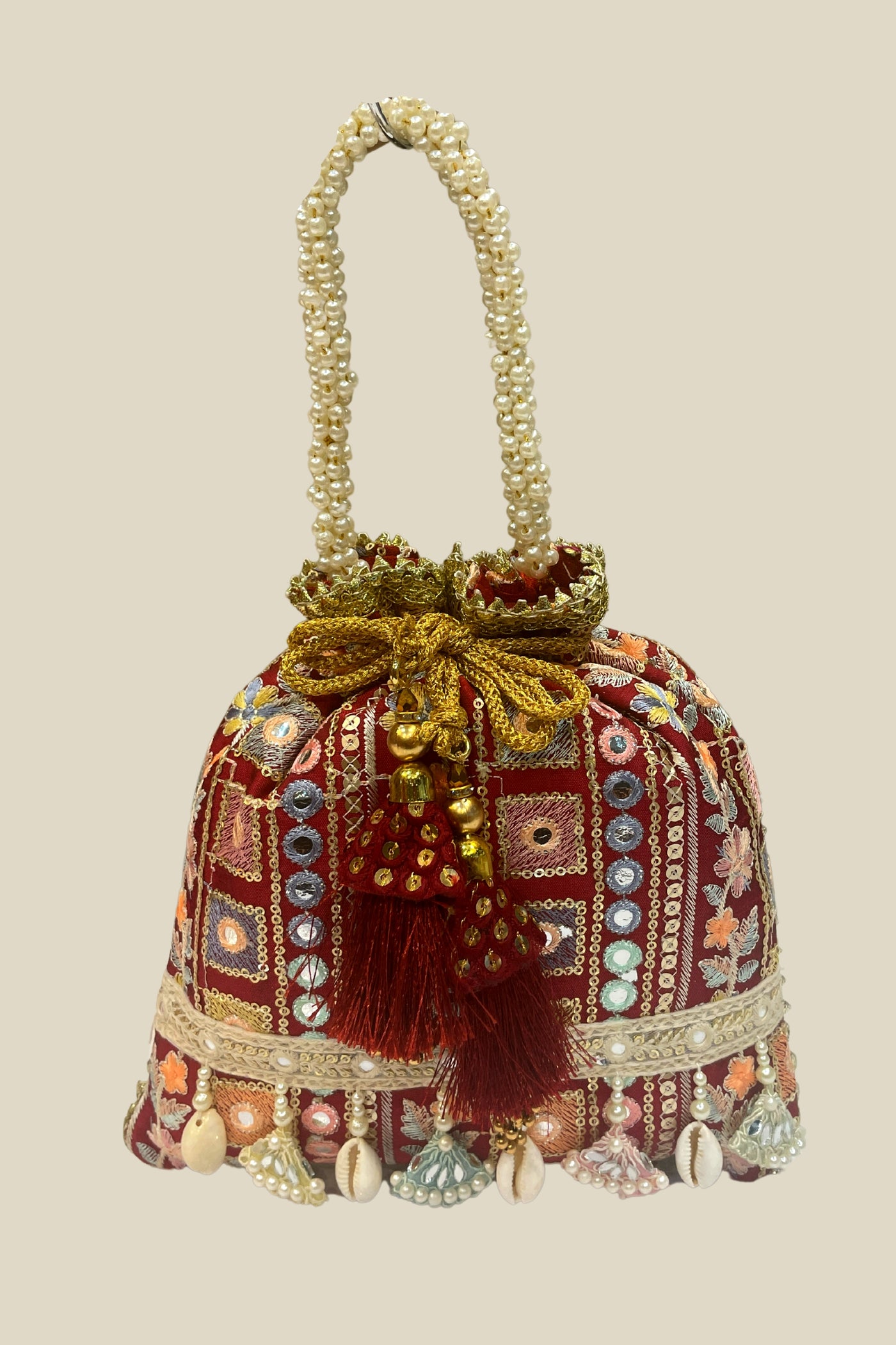 Majestic-Maroon-Potli-Bag-Sttylme