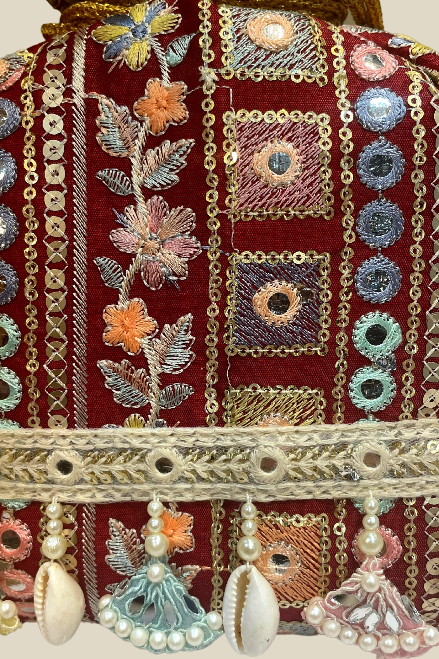 Majestic-Maroon-Potli-Bag-Sttylme