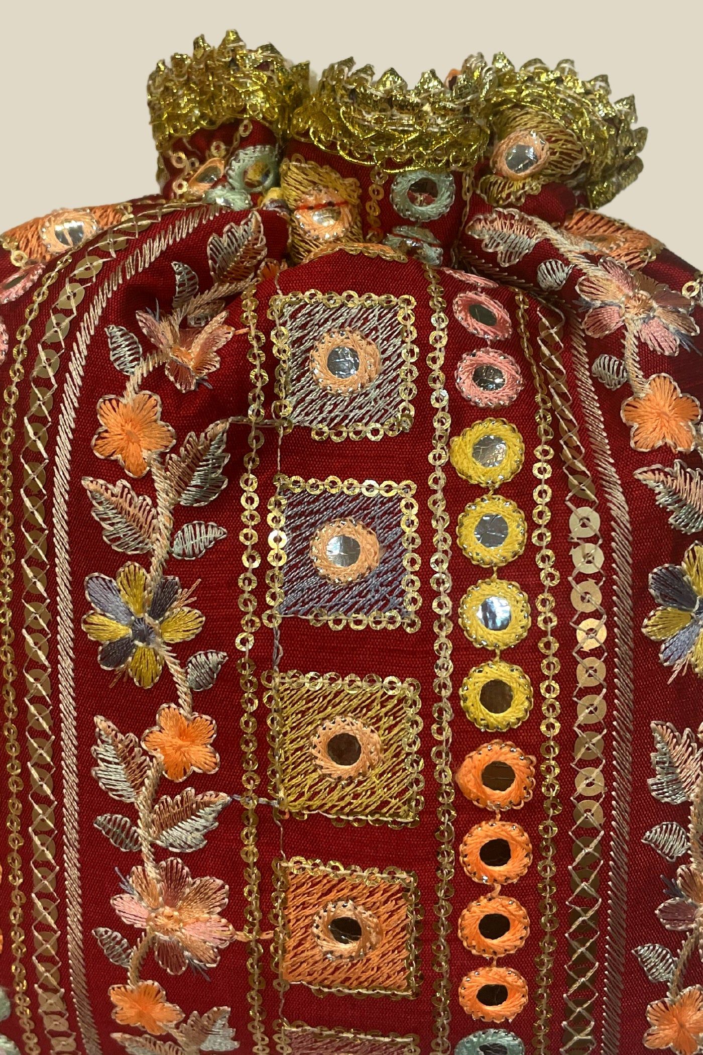 Majestic-Maroon-Potli-Bag-Sttylme