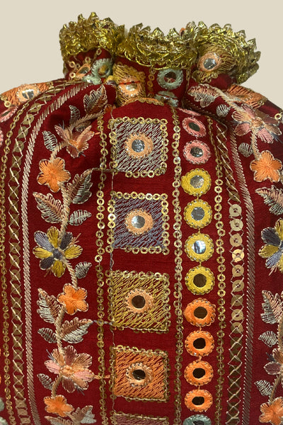 Majestic-Maroon-Potli-Bag-Sttylme