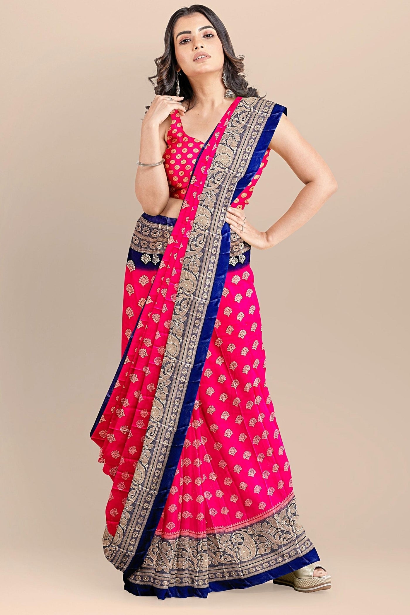 Sttylme - North Beach Brasso Banarasi Saree