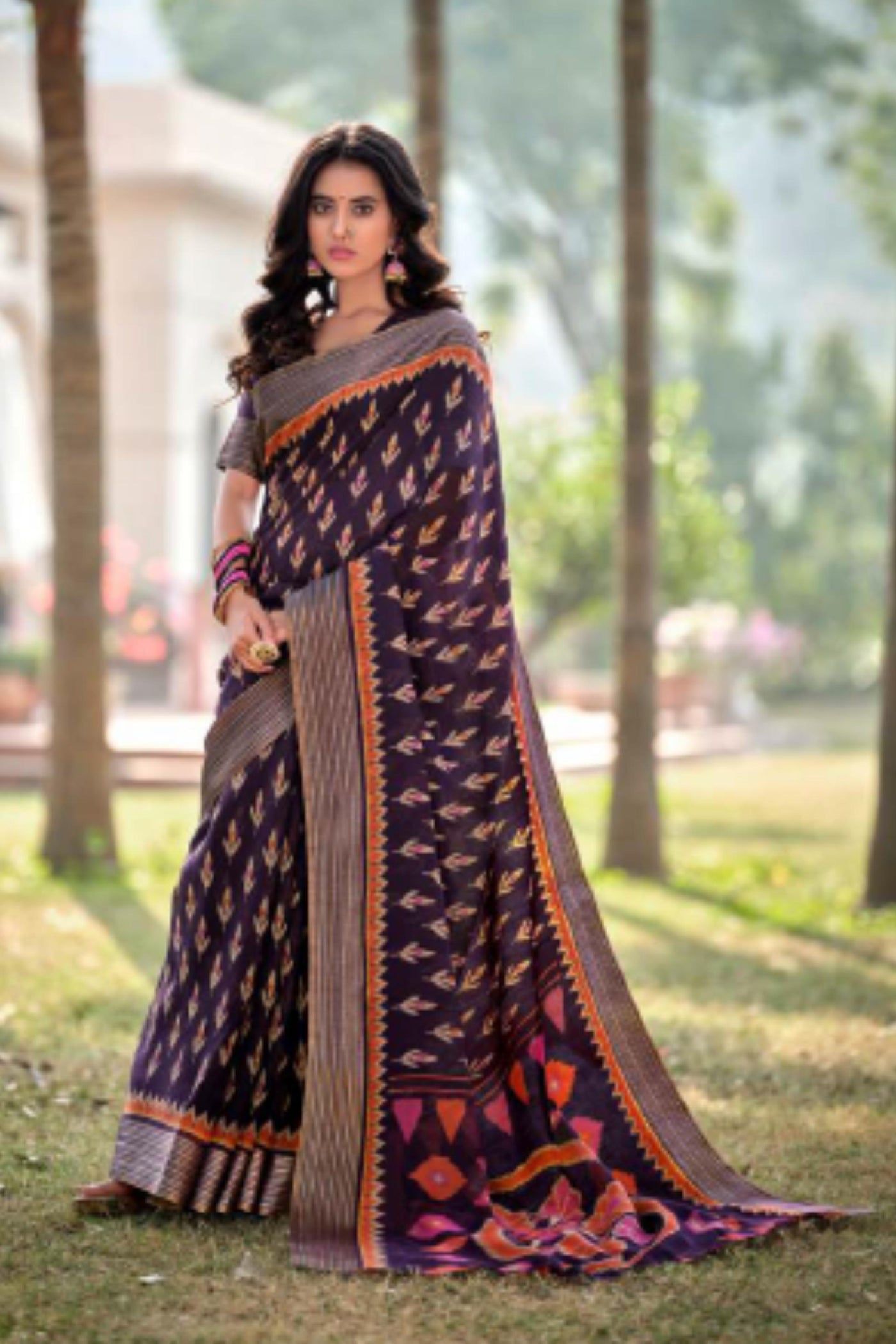Simple-Rhyme-Lenin-Saree-Purple-Sttylme