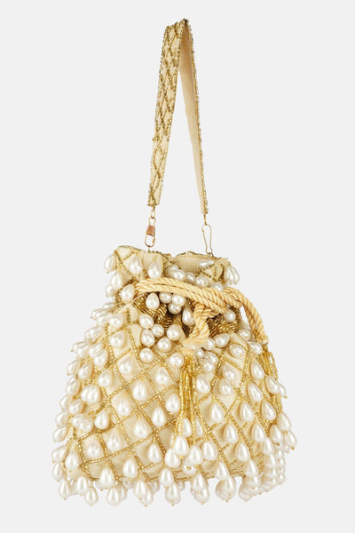 Celebrity Pearl Potli Bags - Sttylme