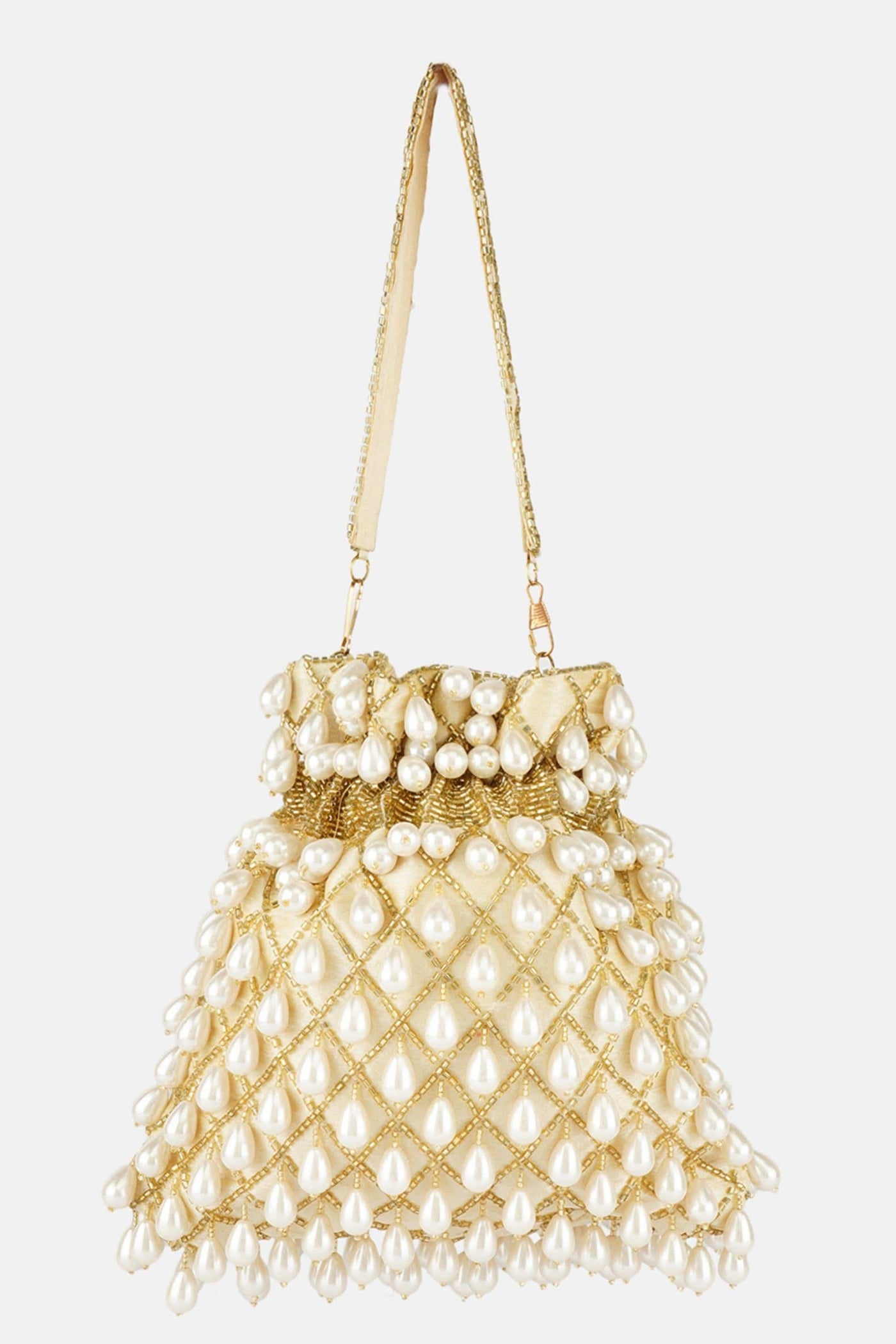 Celebrity Pearl Potli Bags - Sttylme